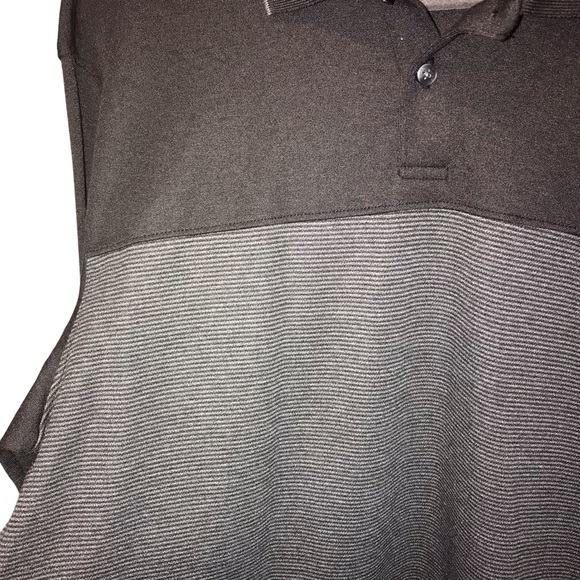 Van Heusen Mens Shirt Flex Long Sleeve Collared Polo Shirt Size L - Picture 3 of 4